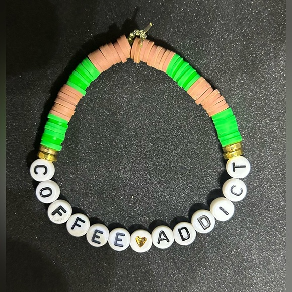 Coffee Addict Heishi Bracelet - Picture 4 of 6